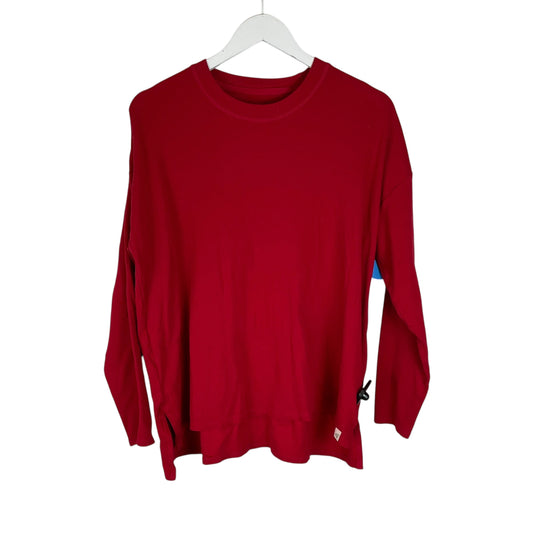 Top Long Sleeve Basic By Clothes Mentor In Red, Size: M