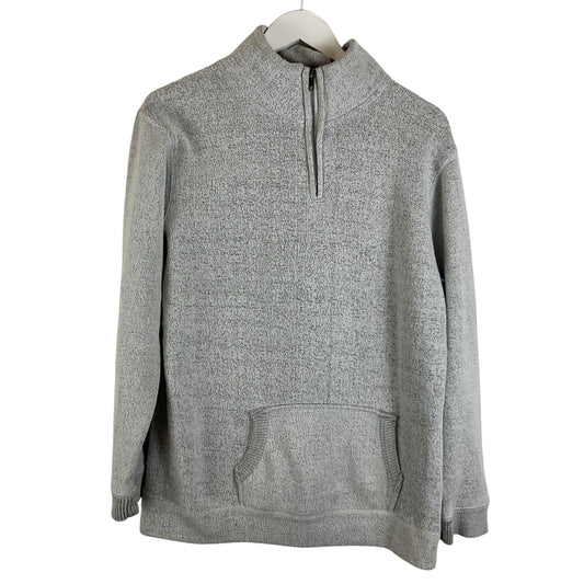 Jacket Fleece By Ocean Drive In Grey, Size: M