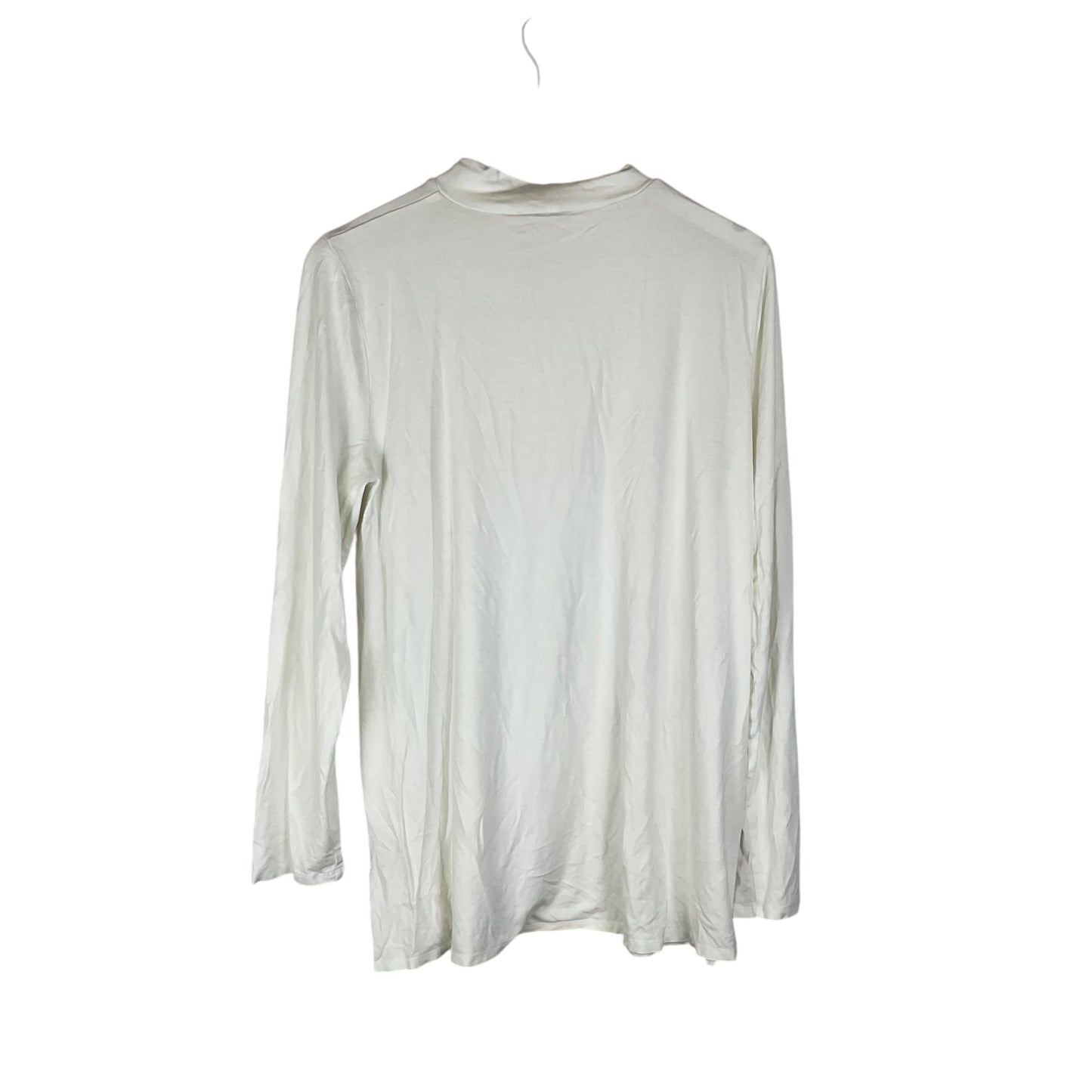 Top Long Sleeve Basic By New Directions In White, Size: Xl