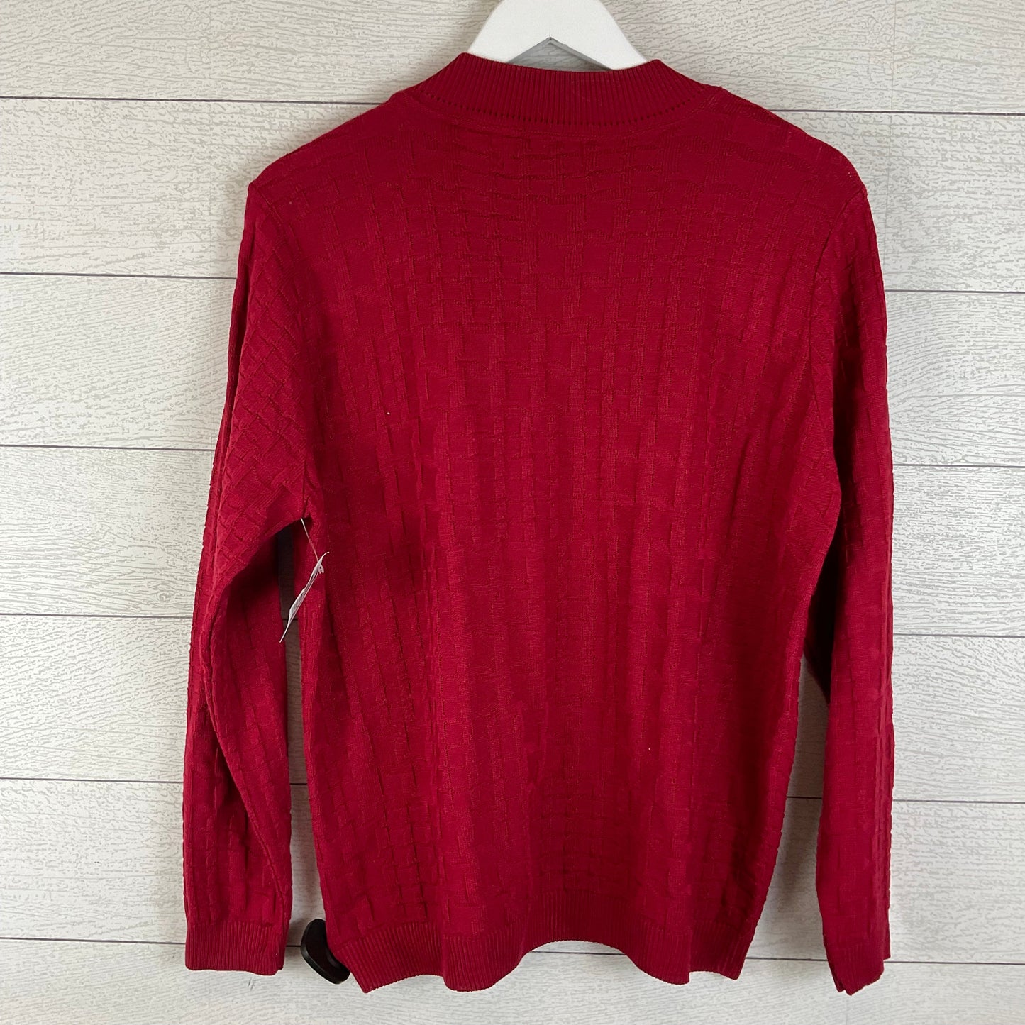 Sweater By Alfred Dunner In Red, Size: M