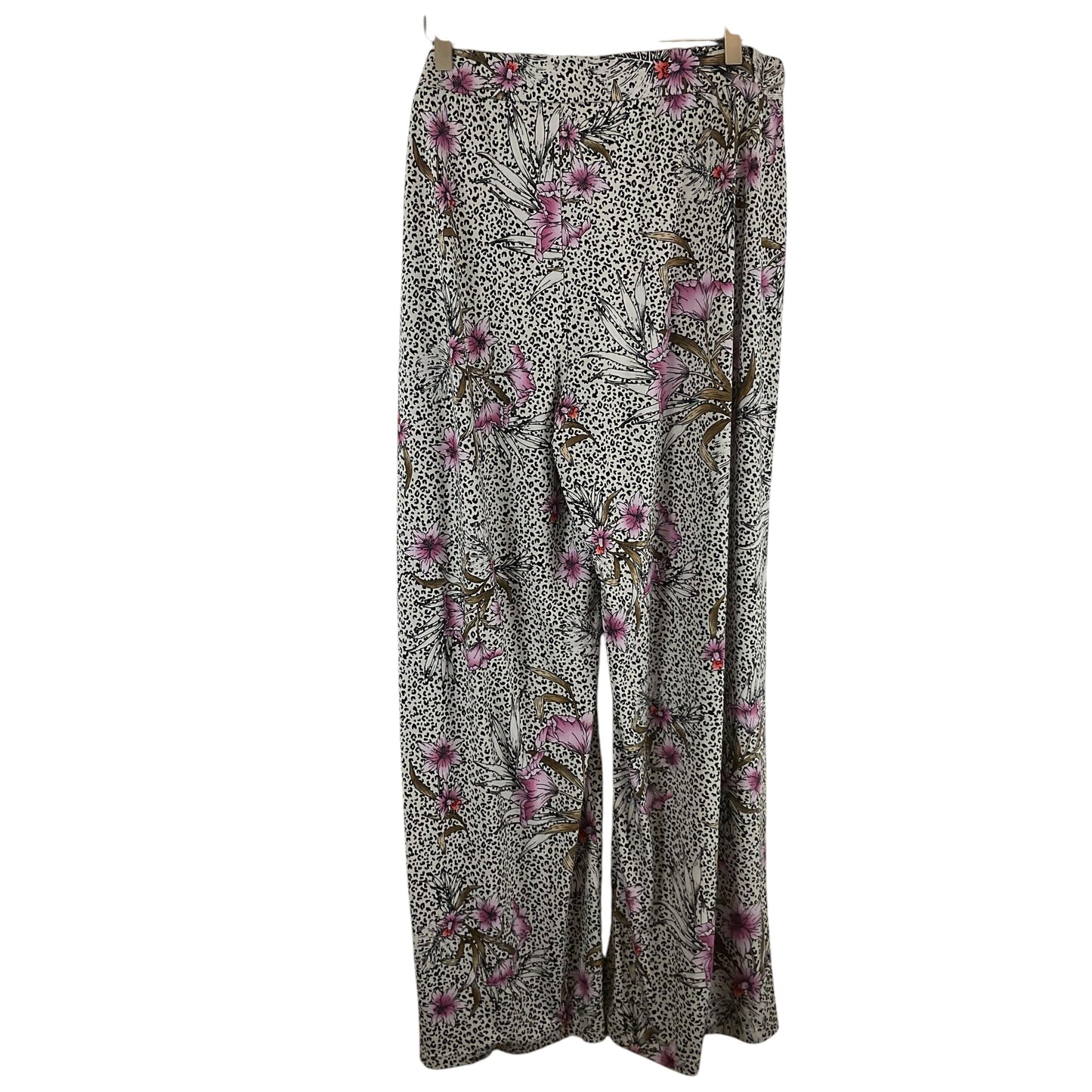 Pants Wide Leg By White House Black Market In Animal Print, Size: Xl