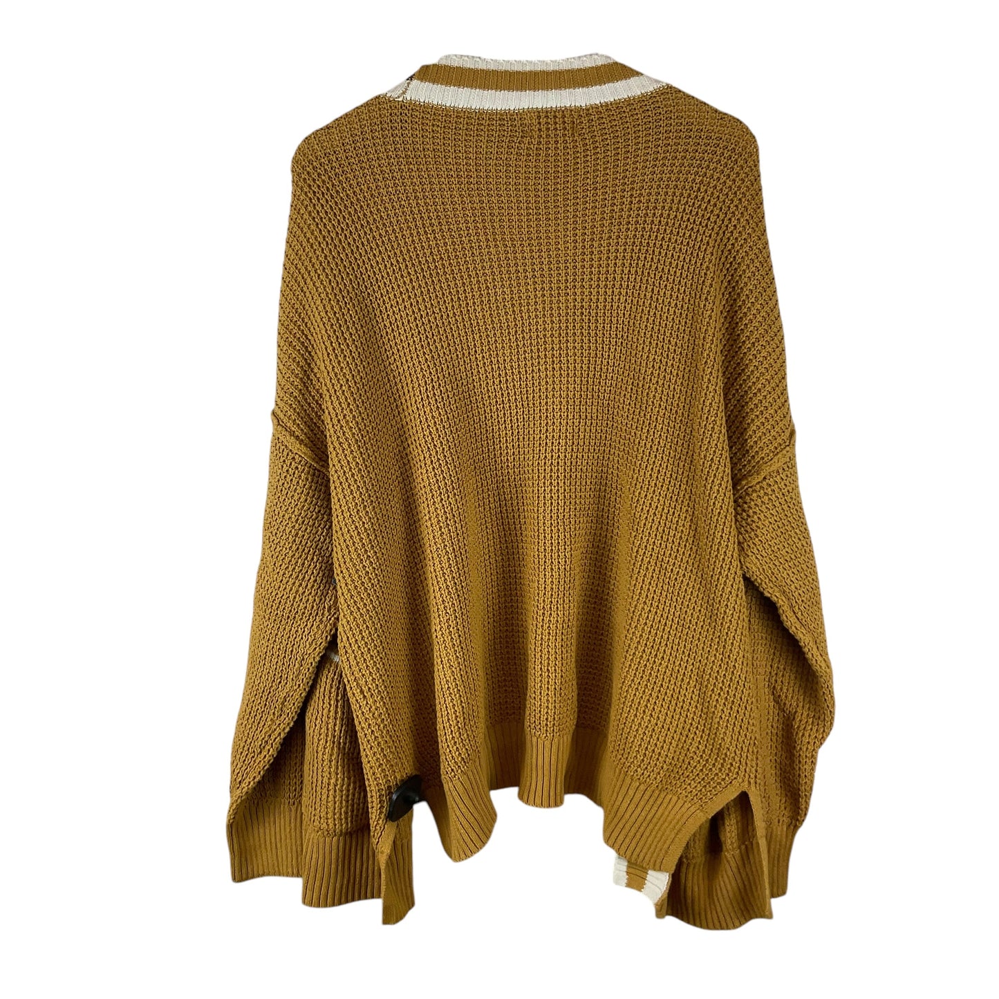 Sweater Cardigan By Universal Thread In Yellow, Size: Xxl