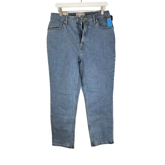 Jeans Straight By Everlane In Blue Denim, Size: 12