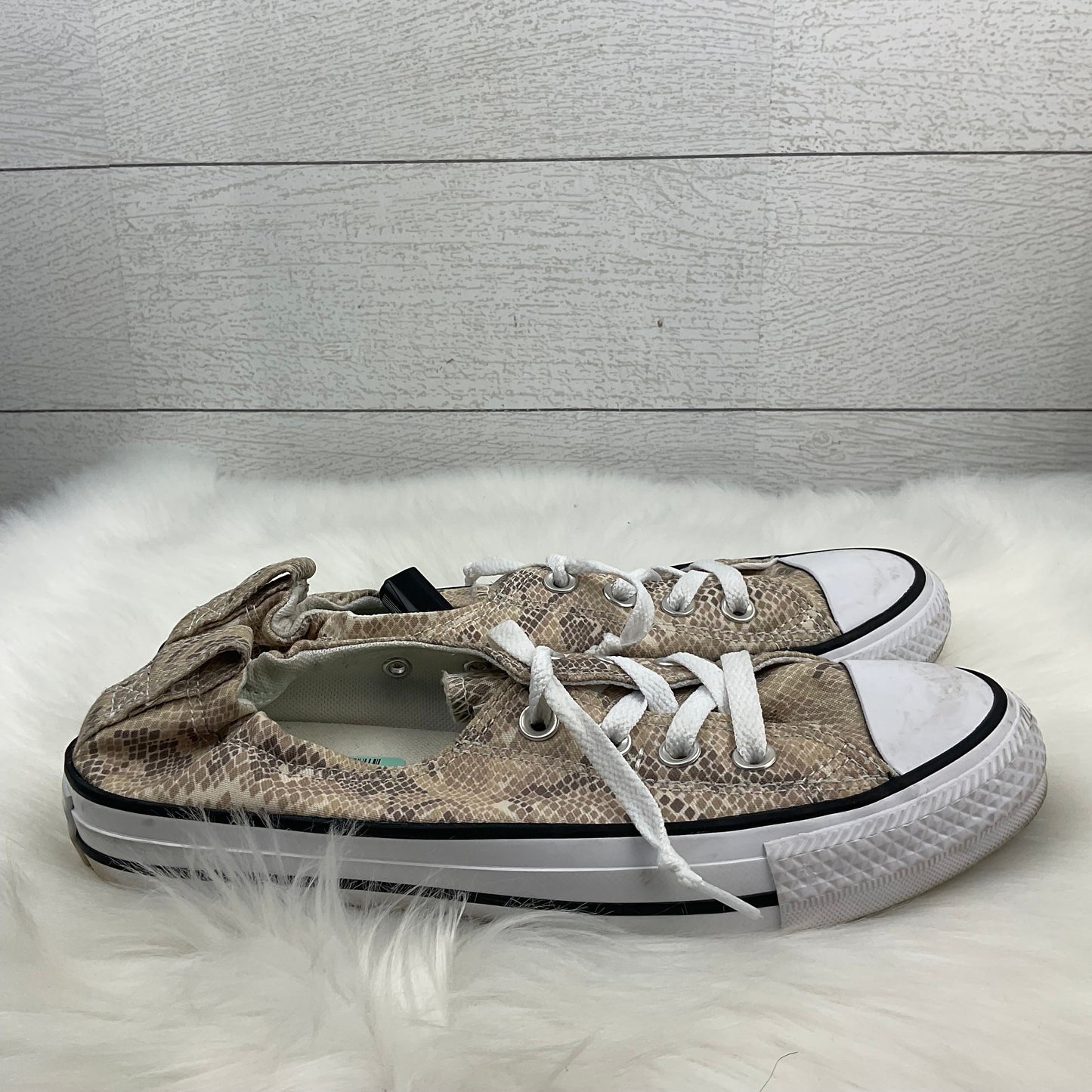 Shoes Sneakers By Converse In Snakeskin Print, Size: 8