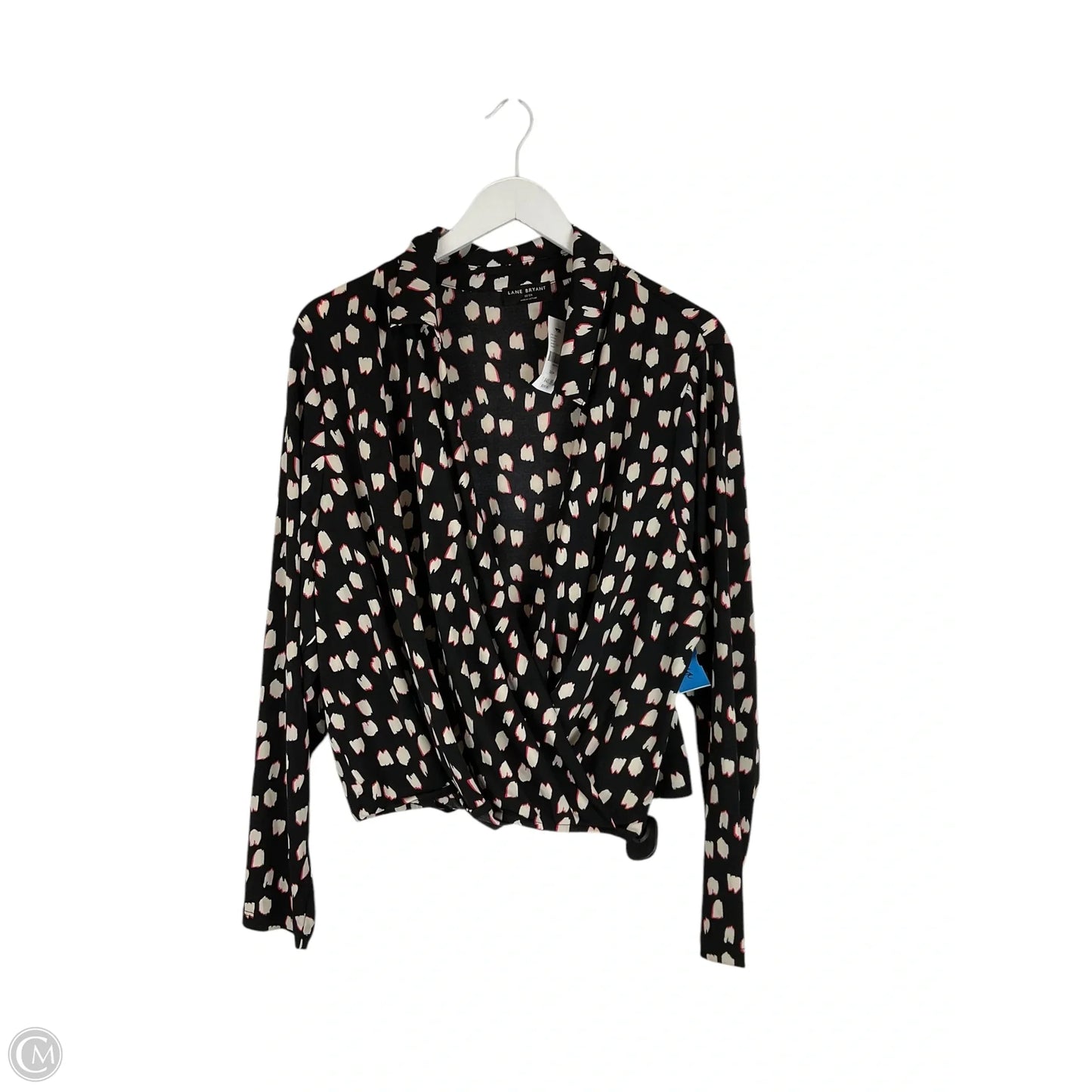 Top Long Sleeve Basic By Lane Bryant In Black, Size: 3x