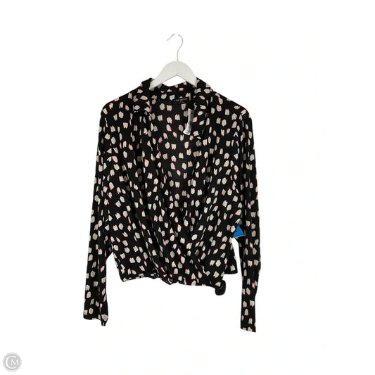 Top Long Sleeve Basic By Lane Bryant In Black, Size: 3x