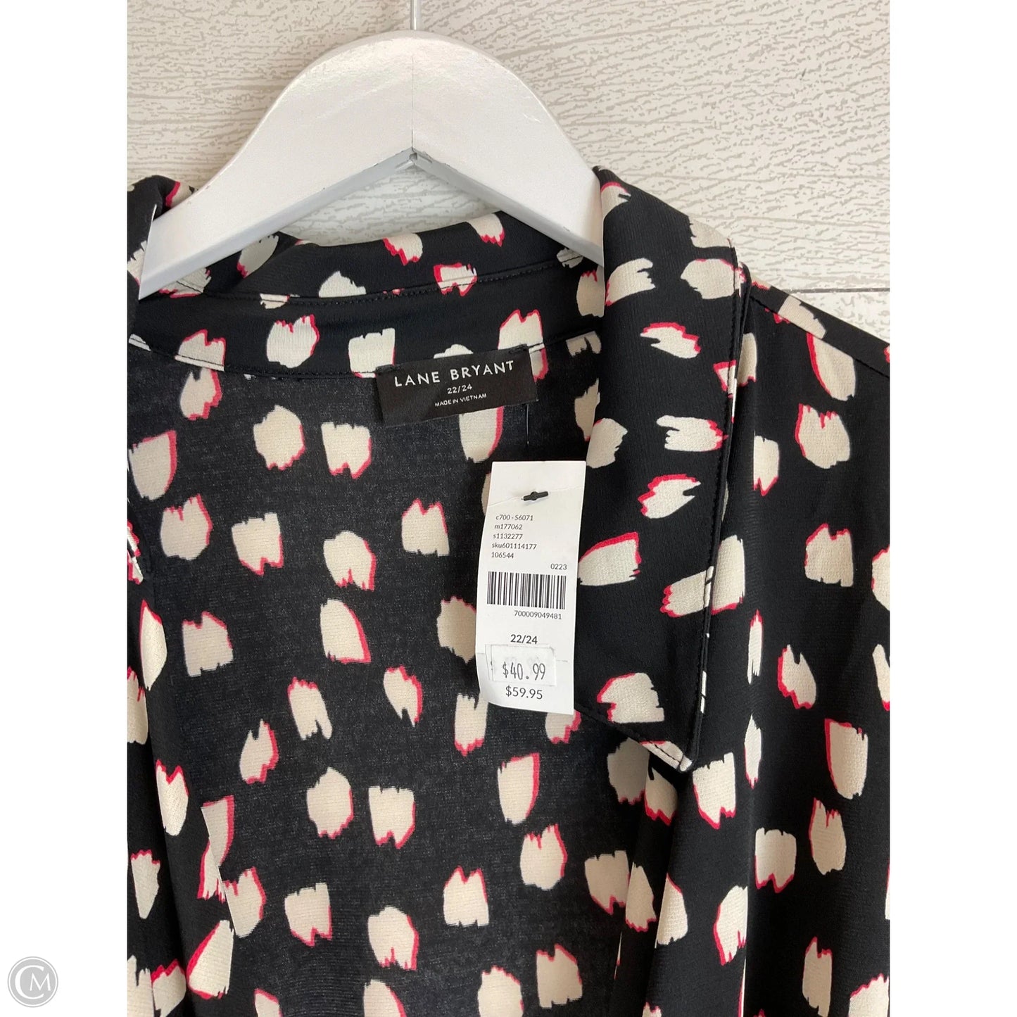 Top Long Sleeve Basic By Lane Bryant In Black, Size: 3x