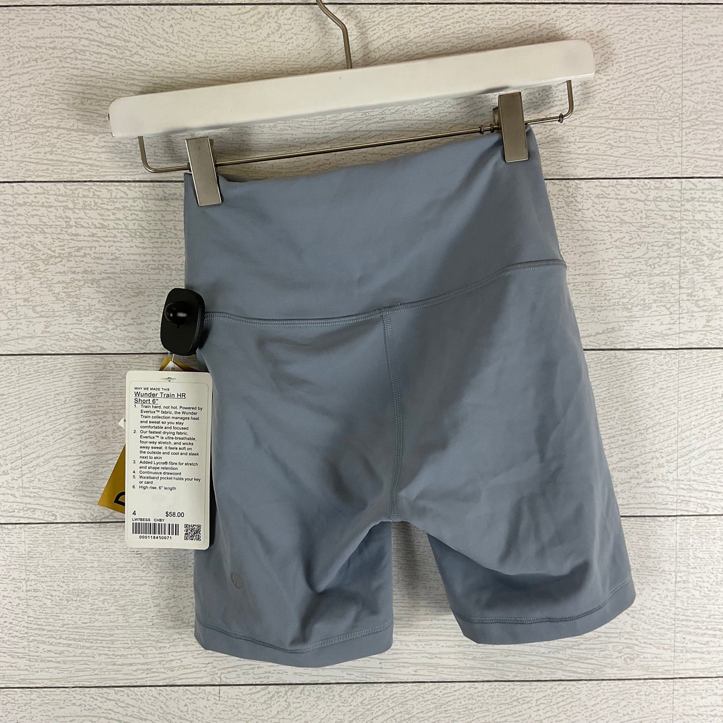 Athletic Shorts By Lululemon In Blue, Size: 4