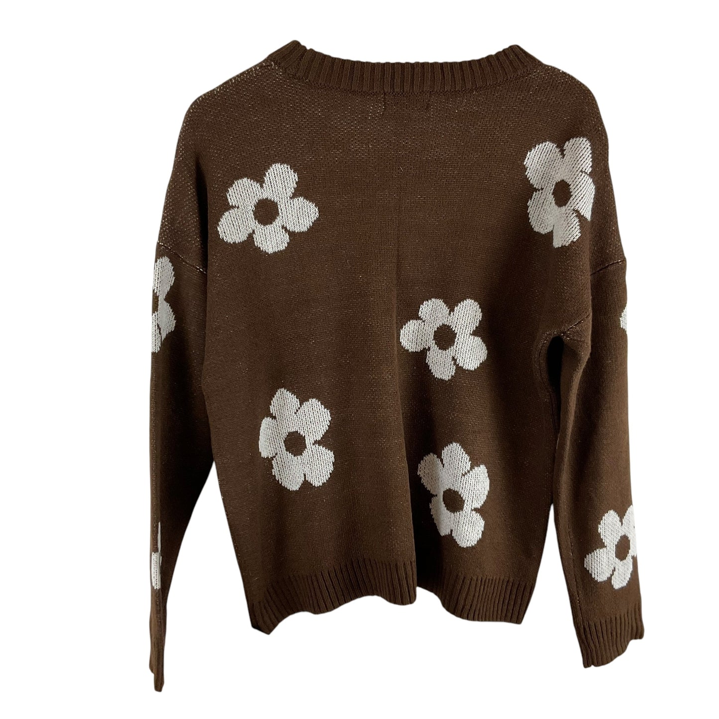 Sweater By Clothes Mentor In Brown, Size: M