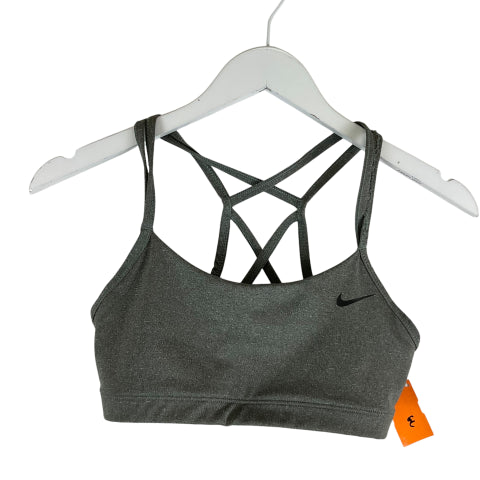 Athletic Bra By Nike In Grey, Size: S