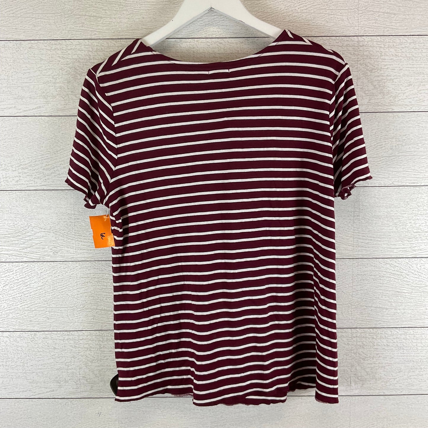 Top Short Sleeve By Clothes Mentor In Striped Pattern, Size: Xl