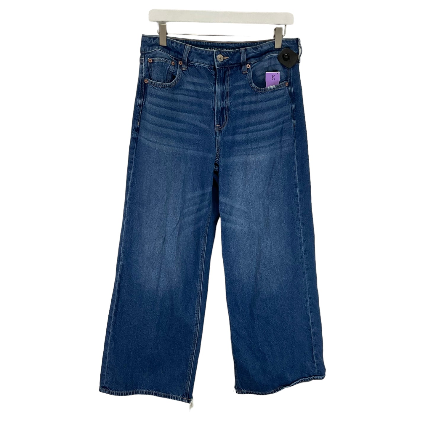 Blue Denim Jeans Straight American Eagle, Size 8