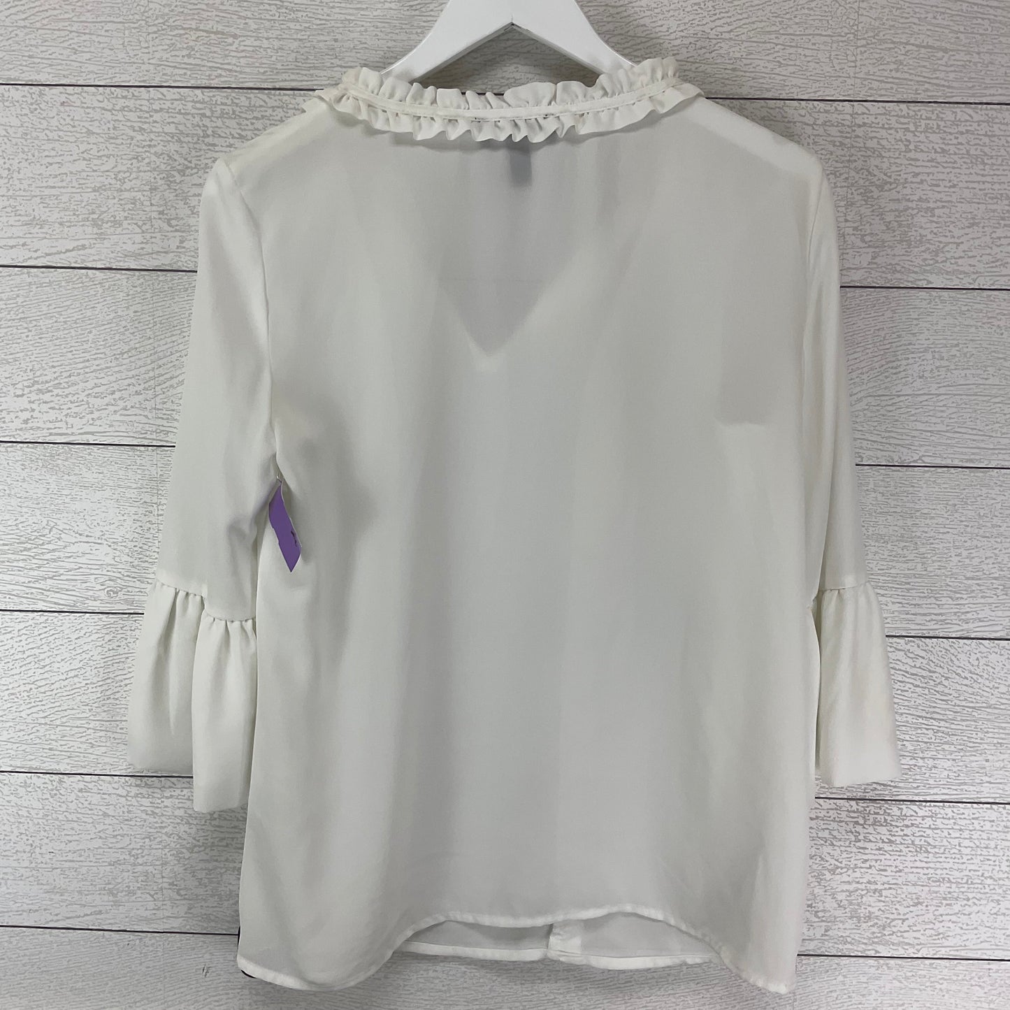 White Top Long Sleeve Basic Karl Lagerfeld, Size S