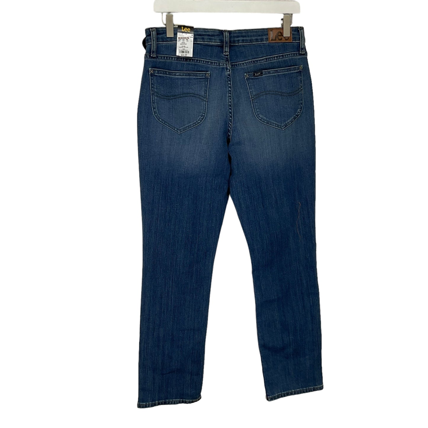 Blue Denim Jeans Straight Lee, Size 10