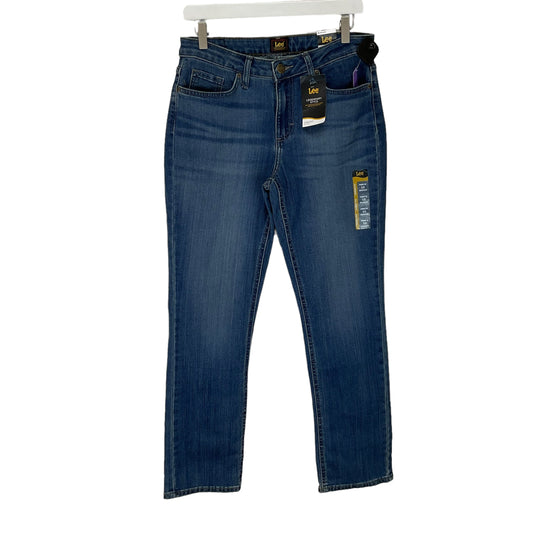Blue Denim Jeans Straight Lee, Size 10