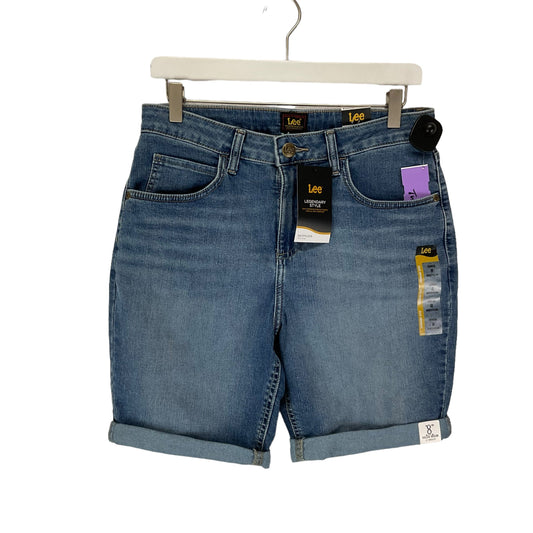 Blue Denim Shorts Lee, Size 8