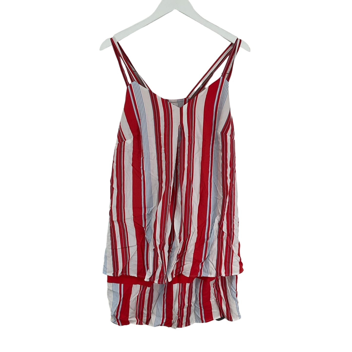 Striped Pattern Tunic Sleeveless Crown And Ivy, Size 1x