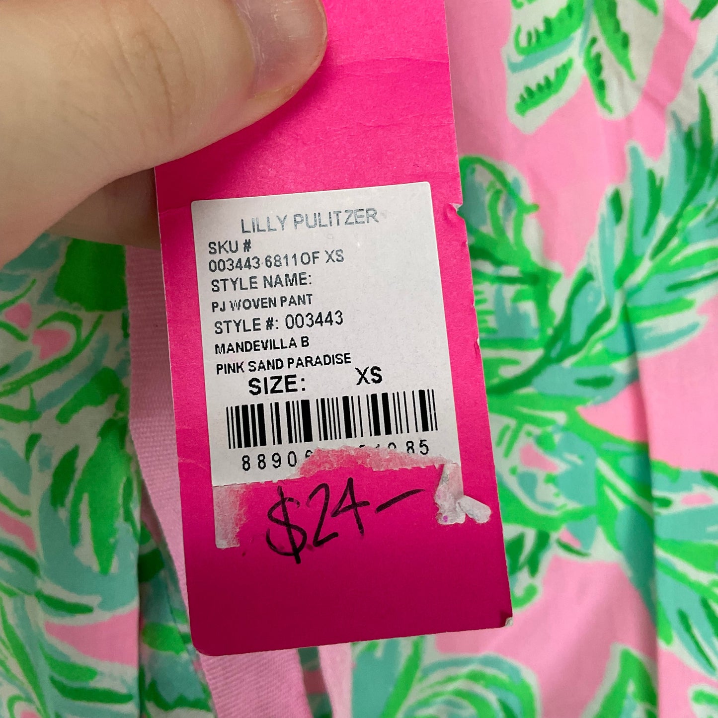 Green Pants Designer Lilly Pulitzer, Size Xs