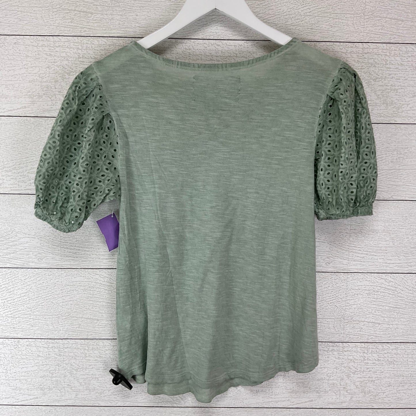 Teal Top Short Sleeve Basic Cupio, Size M