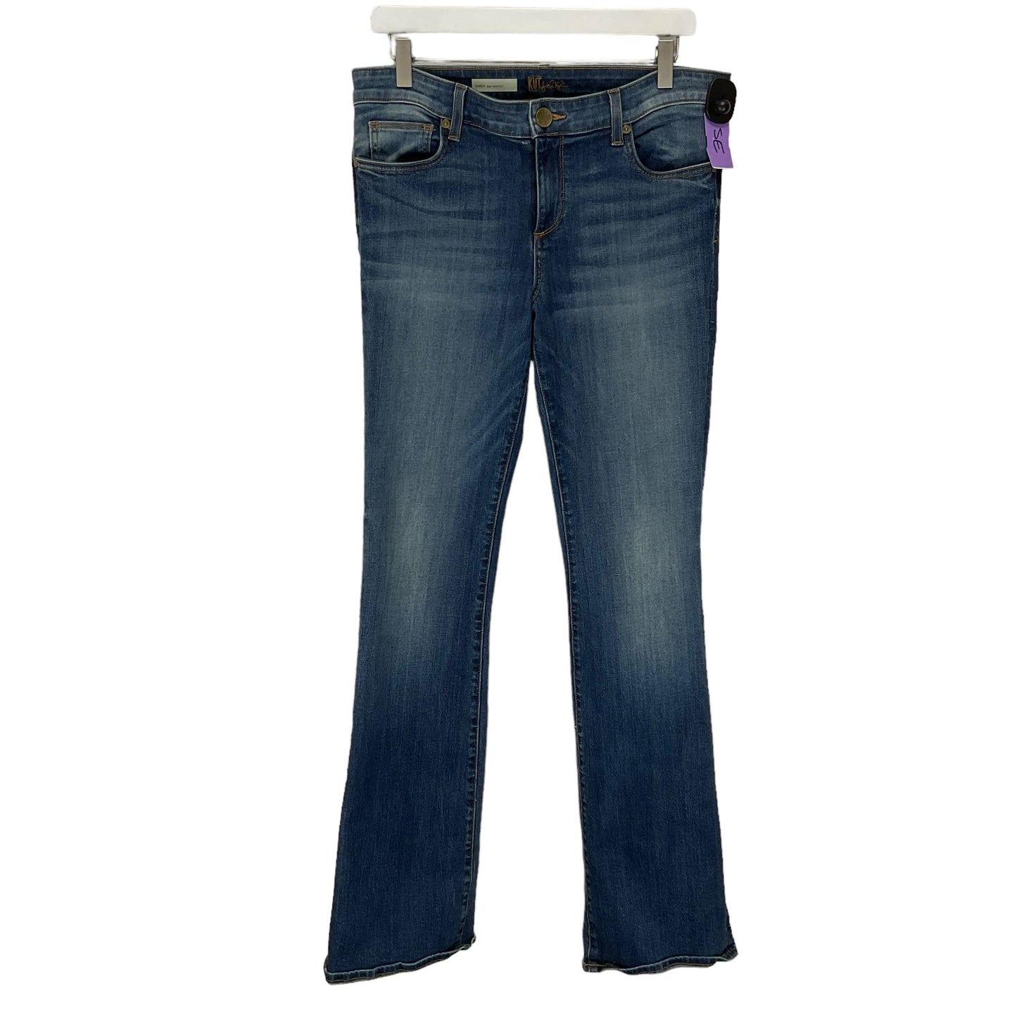 Blue Denim Jeans Wide Leg Kut, Size 10