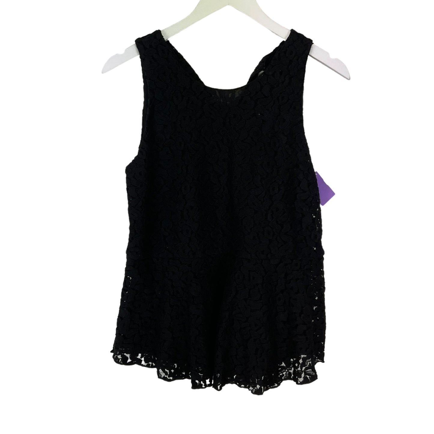 Black Top Sleeveless Basic Loft, Size S