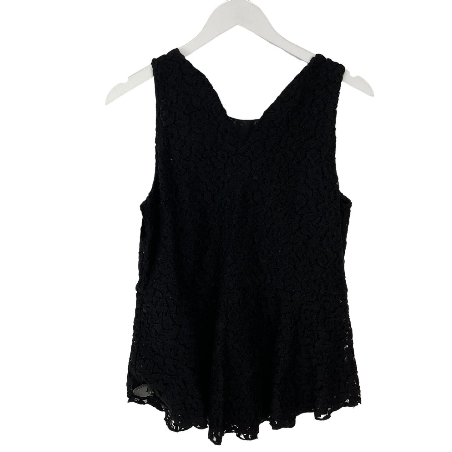 Black Top Sleeveless Basic Loft, Size S