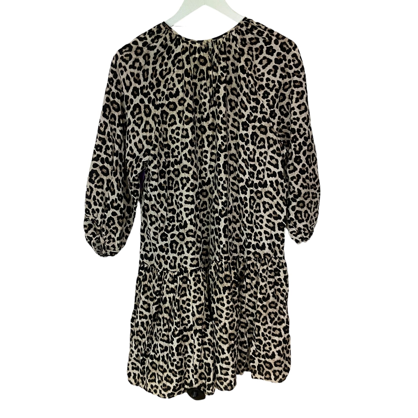 Animal Print Dress Casual Midi H&m, Size Xs