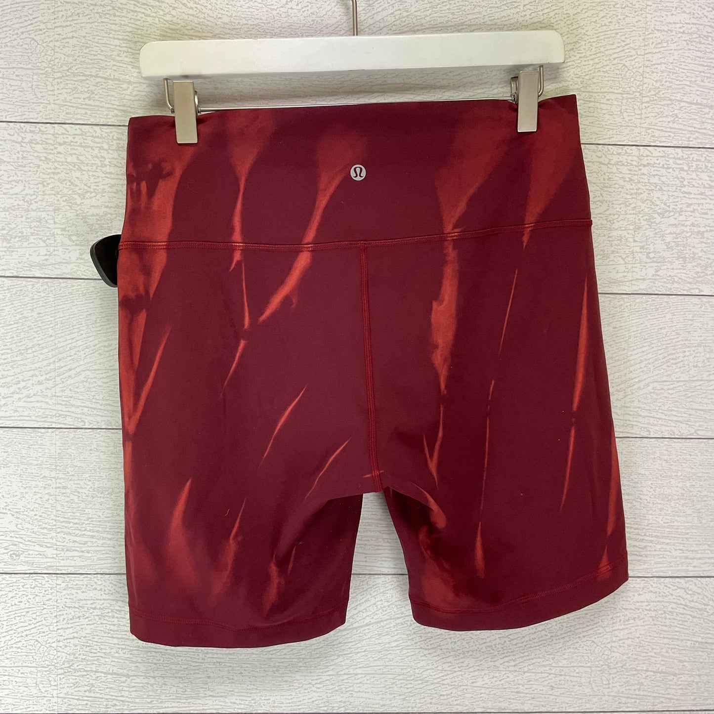 Red Athletic Shorts Lululemon, Size 12