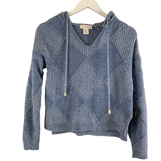 Sweatshirt Hoodie By Cynthia Rowley In Blue, Size: Xs