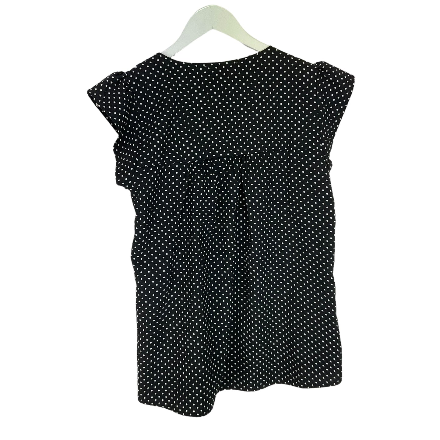 Polkadot Pattern Top Short Sleeve Clothes Mentor, Size S