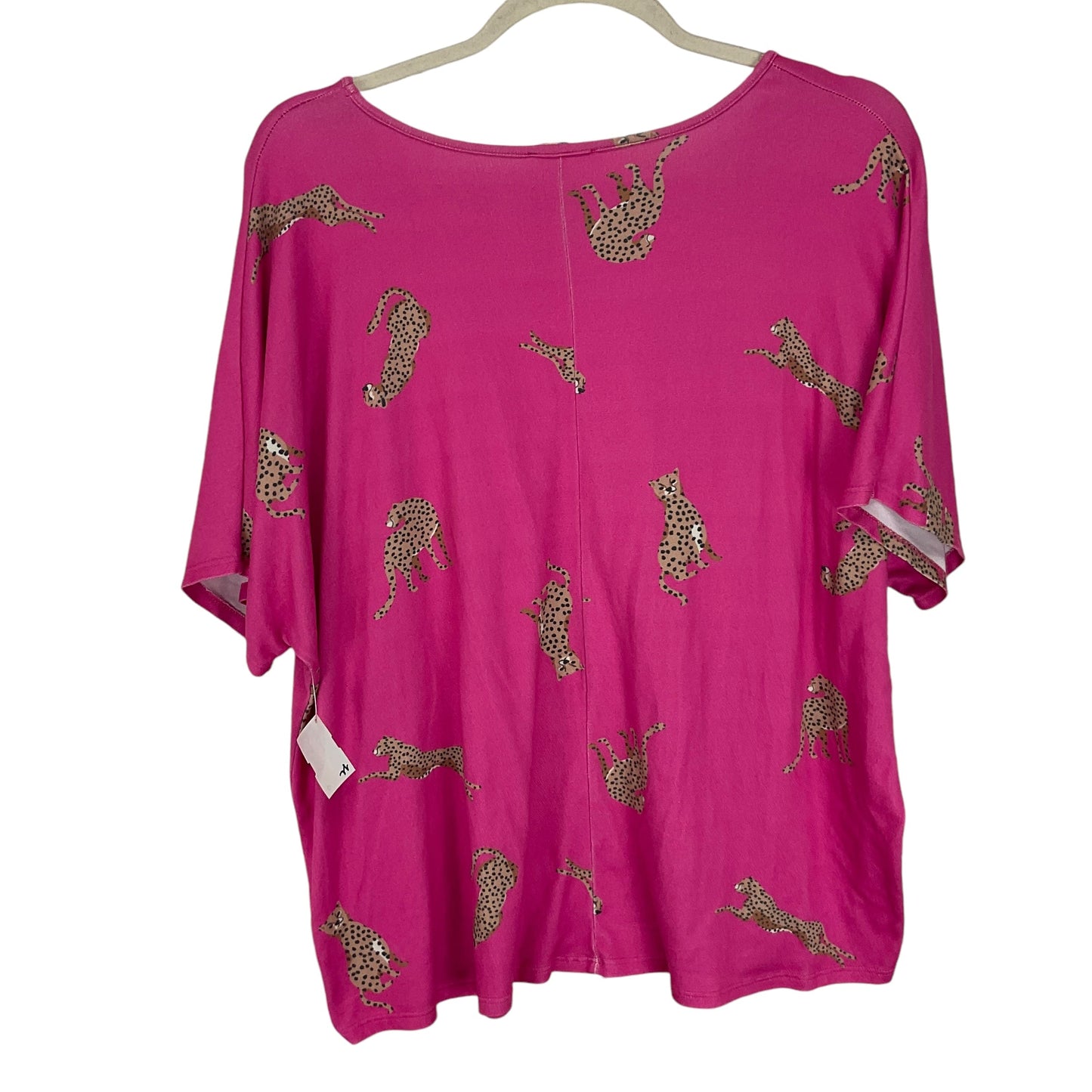 Top Short Sleeve By Entro In Pink, Size: 1x