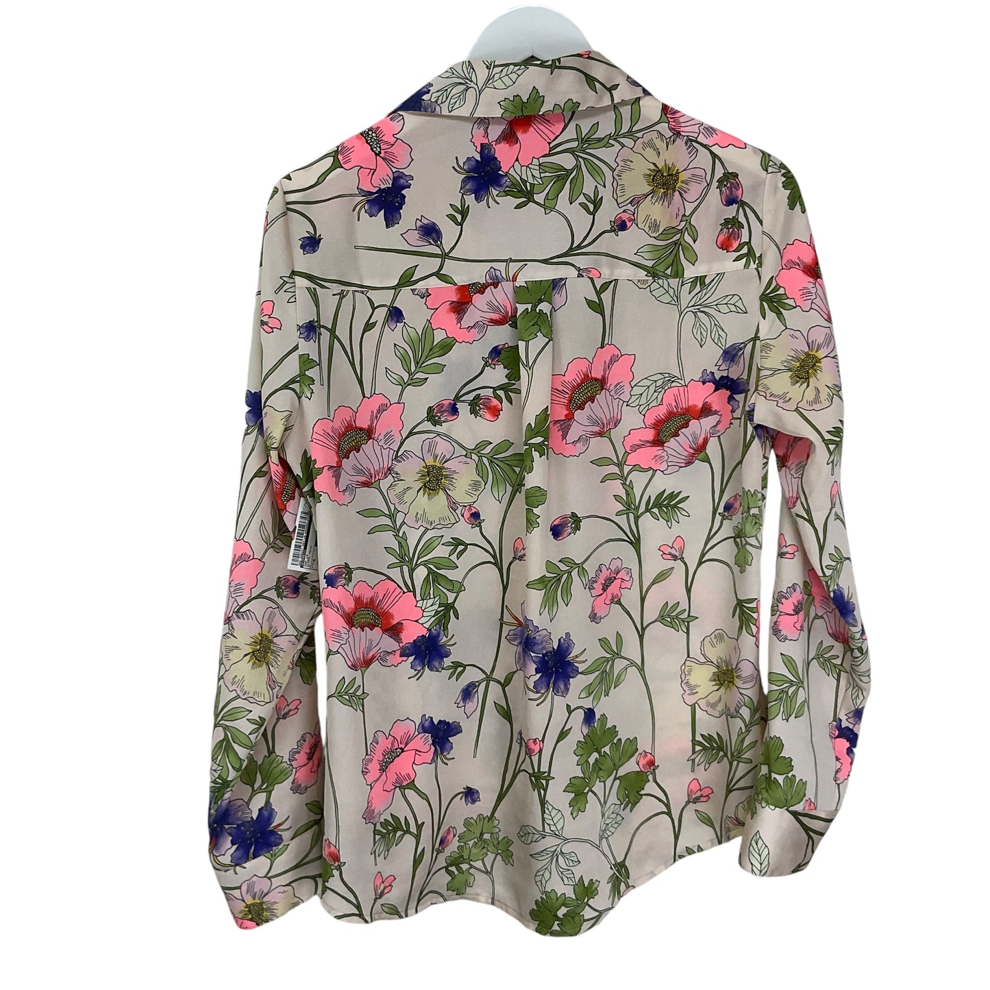 Top Long Sleeve By Express In Floral Print, Size: M