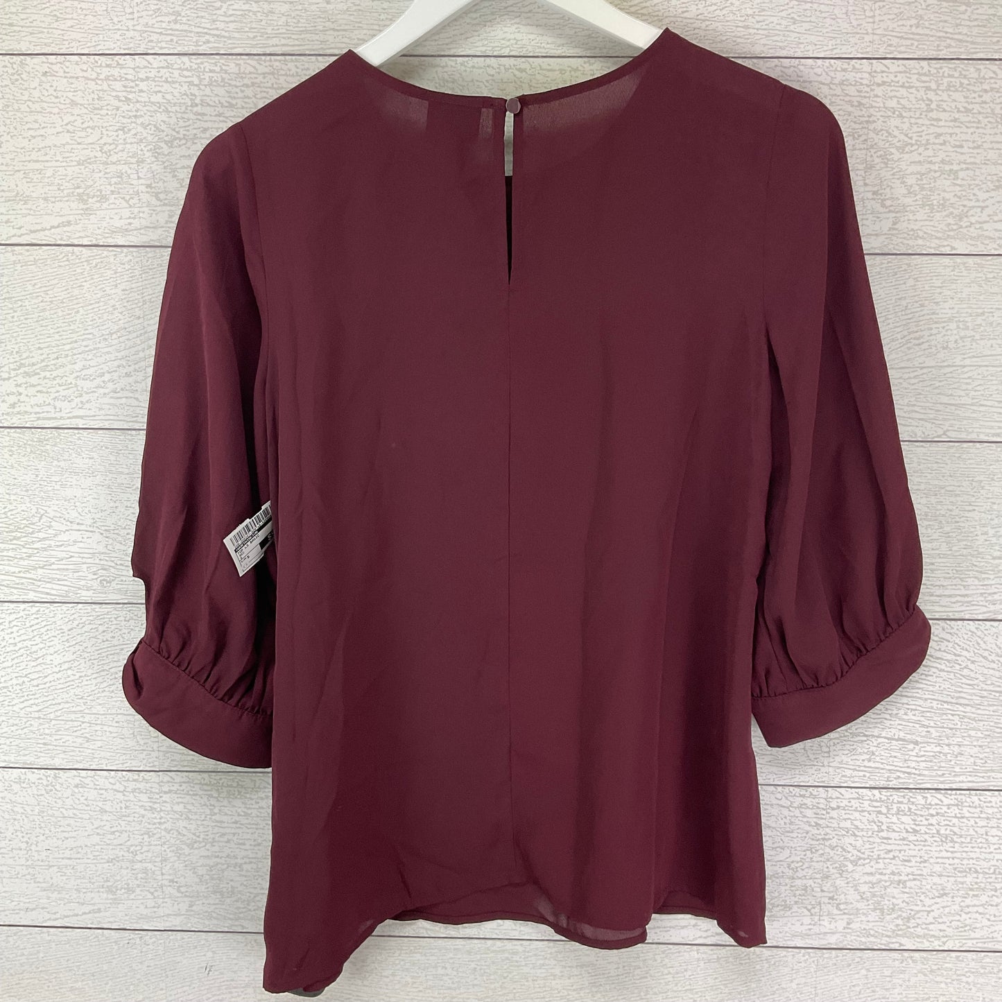 Red Top Long Sleeve Basic Worthington, Size S