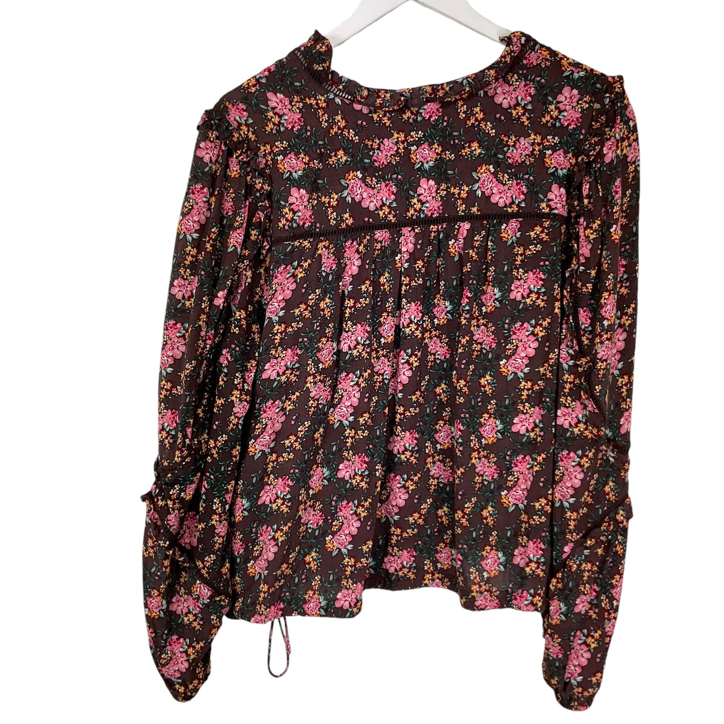 Top Long Sleeve By Buffalo David Bitton In Floral Print, Size: Xl