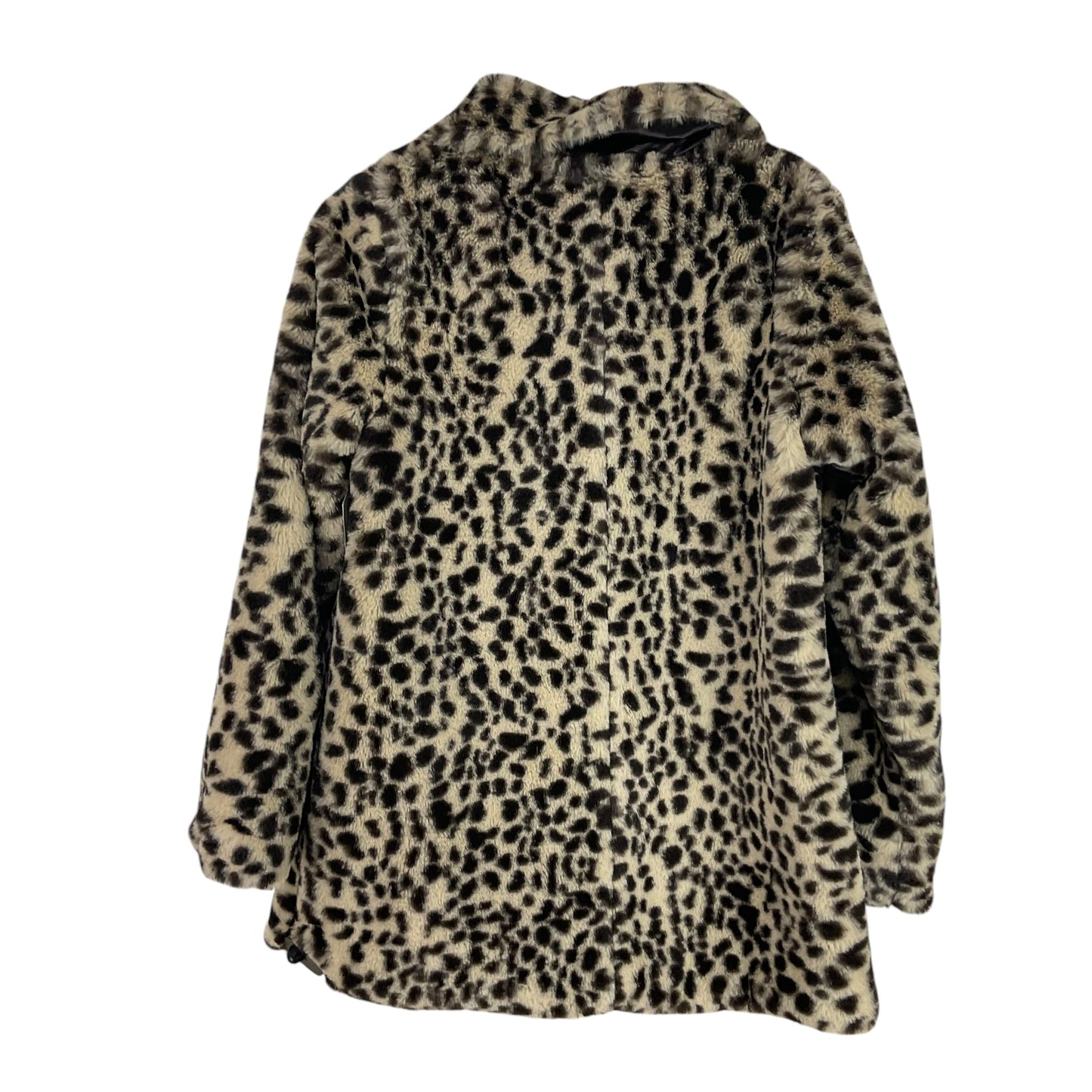 Jacket Faux Fur & Sherpa By Me Jane In Animal Print, Size: S