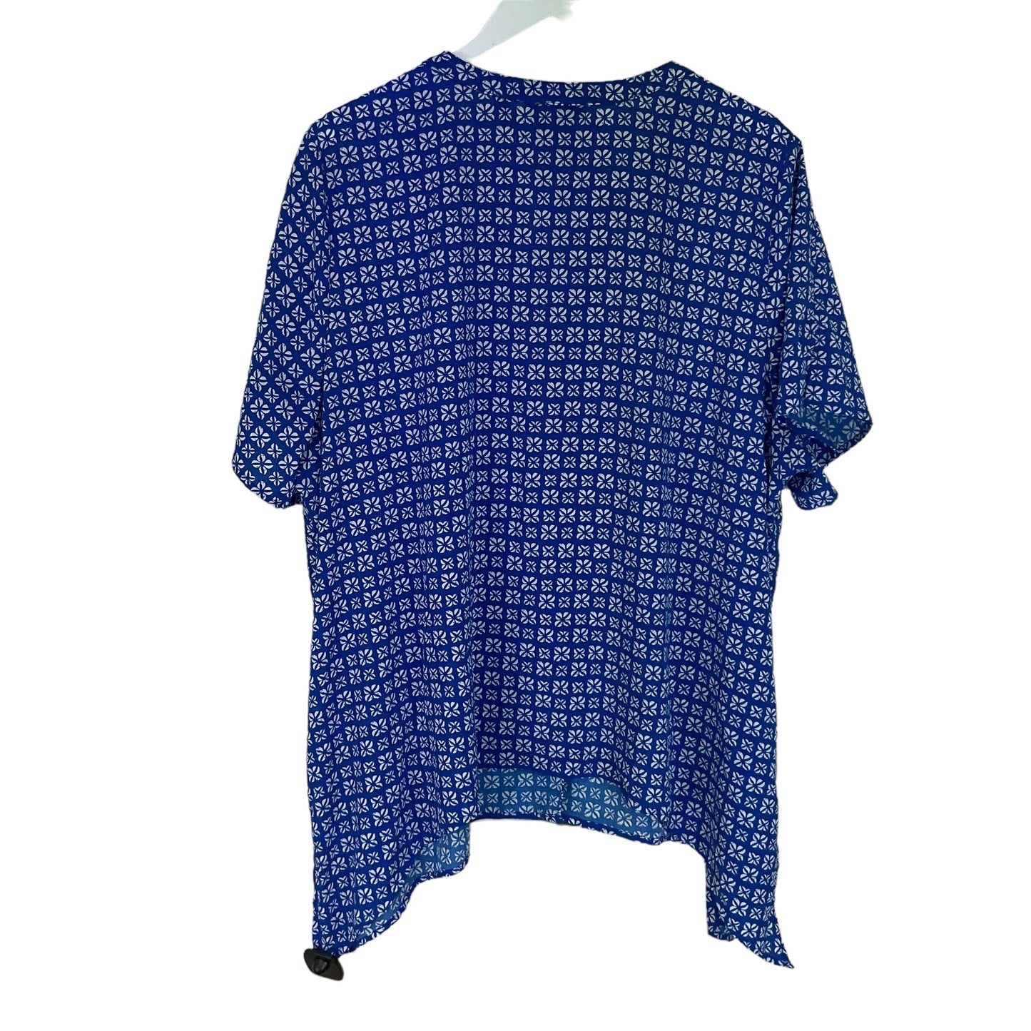 Top Short Sleeve By Catherines In Blue, Size: 2x