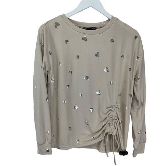 Top Long Sleeve By Clothes Mentor In Cream, Size: M