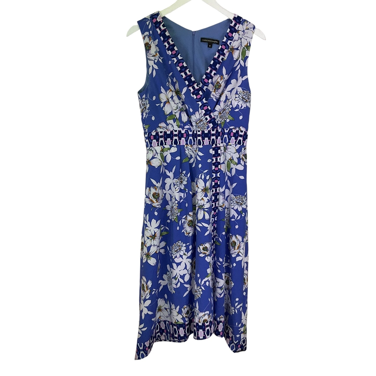 Dress Casual Maxi By Chris Mclaughlin In Blue, Size: M