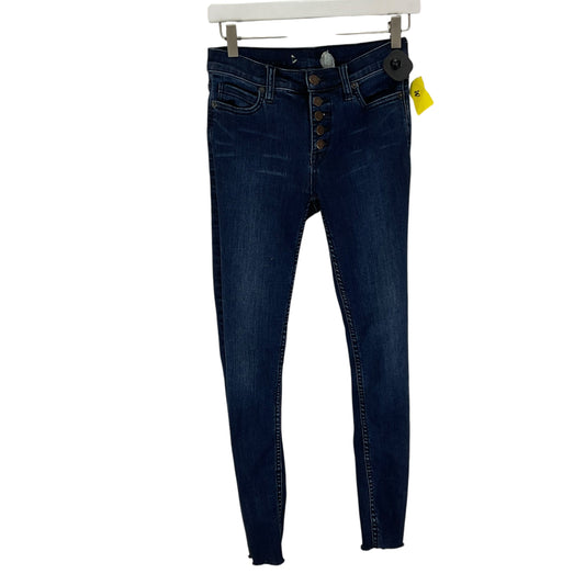 Jeans Skinny By Free People In Denim, Size: 2