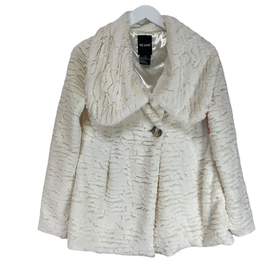 Coat Faux Fur & Sherpa By Me Jane In White, Size: M