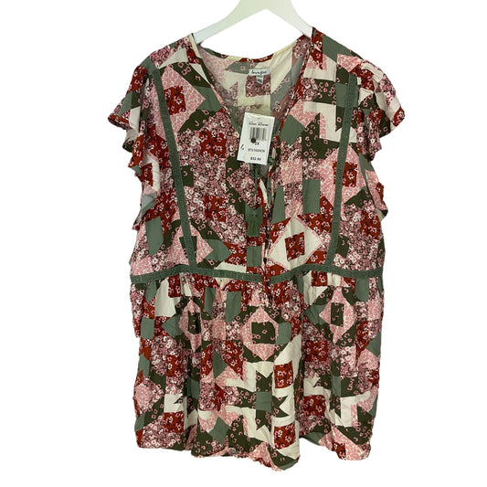 Top Short Sleeve By Love Fire  Size: 2x