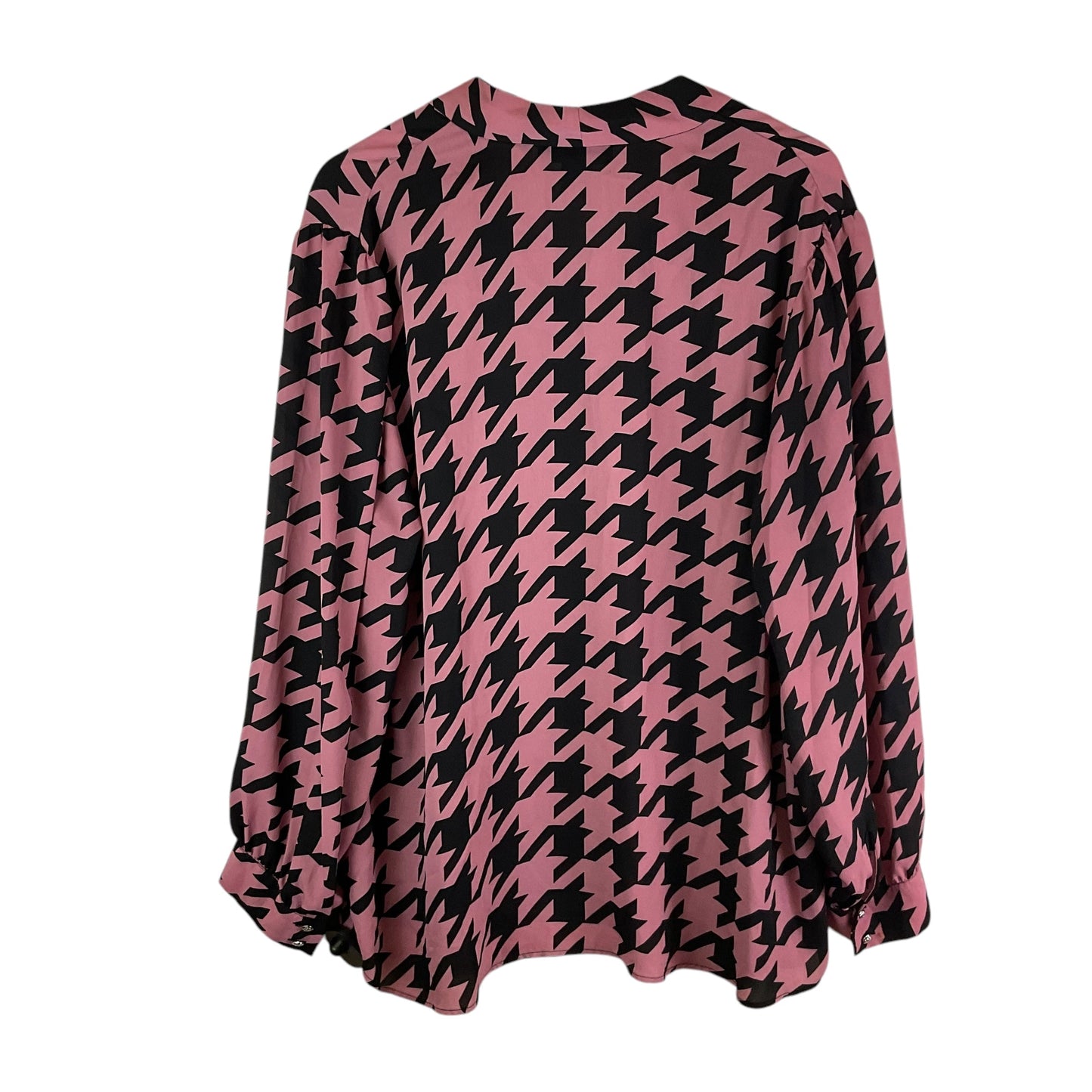 Top Long Sleeve By Ashley Stewart In Pink, Size: 1x