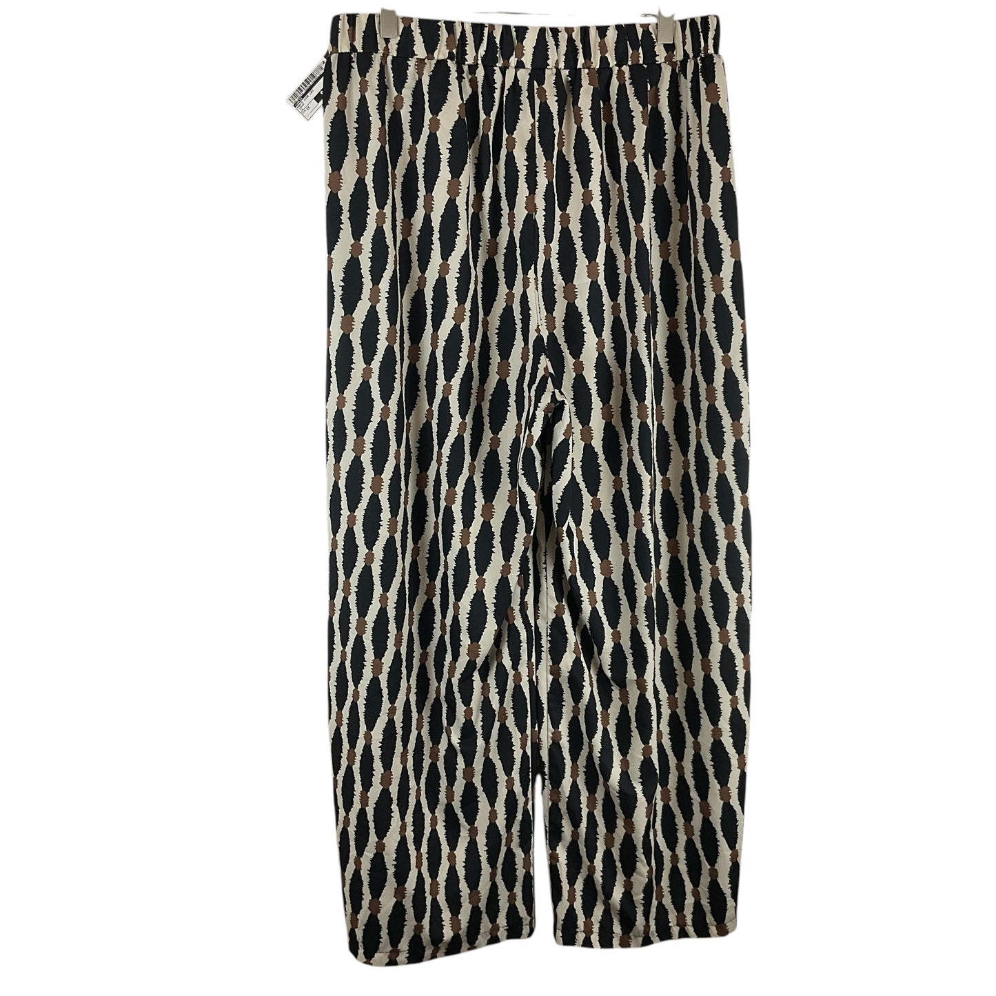 Pants Wide Leg By Shein In Cream, Size: 1x