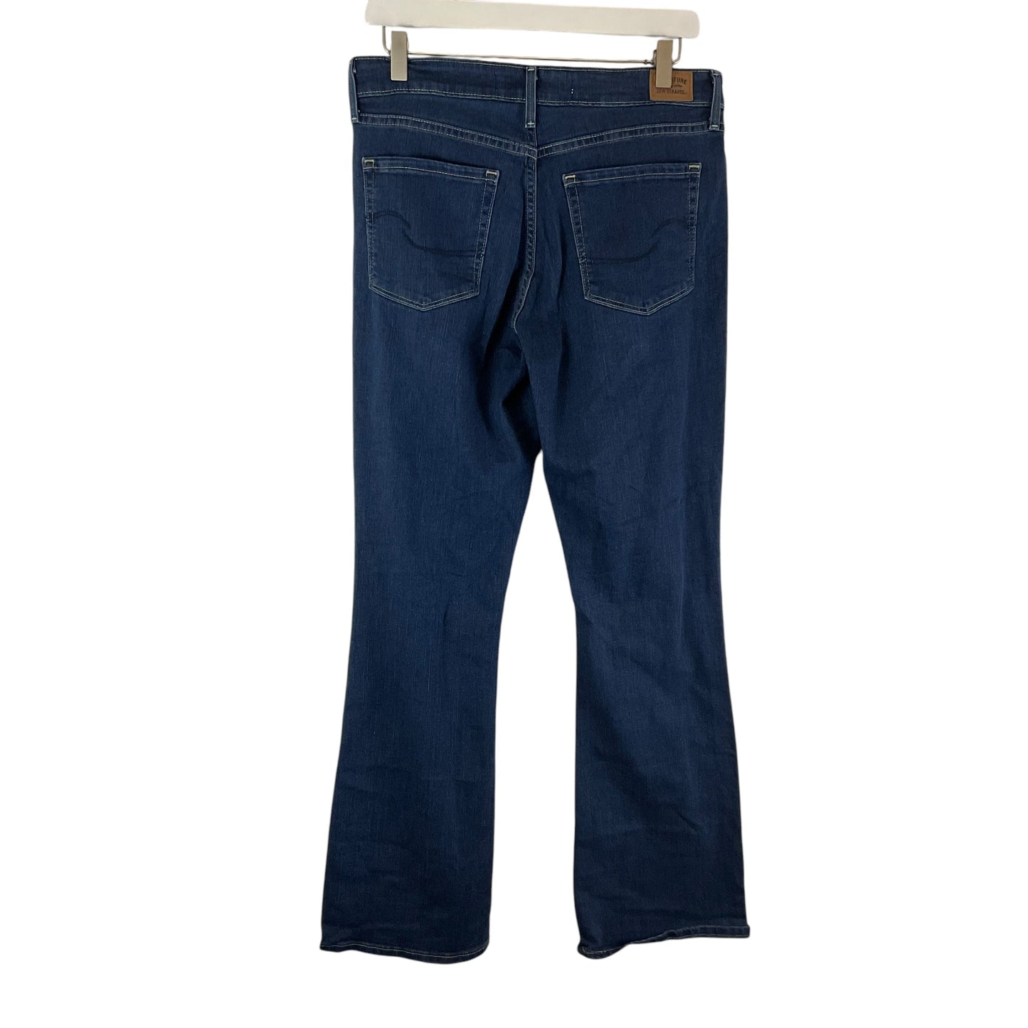 Jeans Boot Cut By Levis In Blue Denim, Size: 12