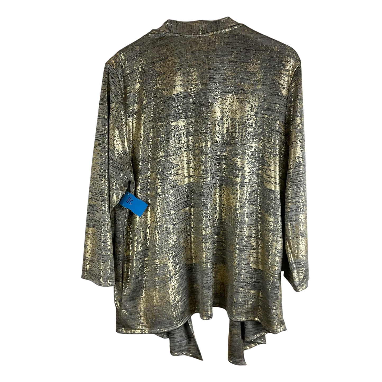 Top Long Sleeve By Ruby Rd In Gold, Size: Xl