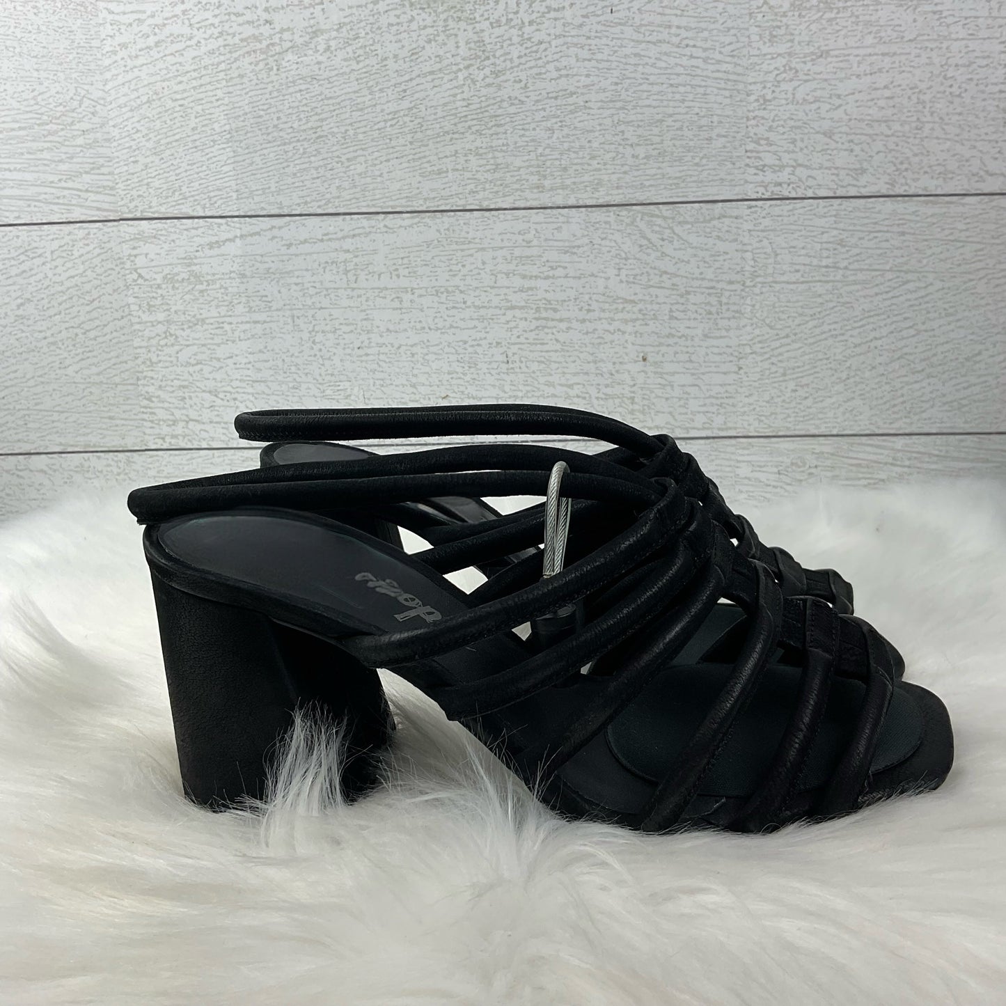 Sandals Heels Block By Free People In Black, Size: 6.5