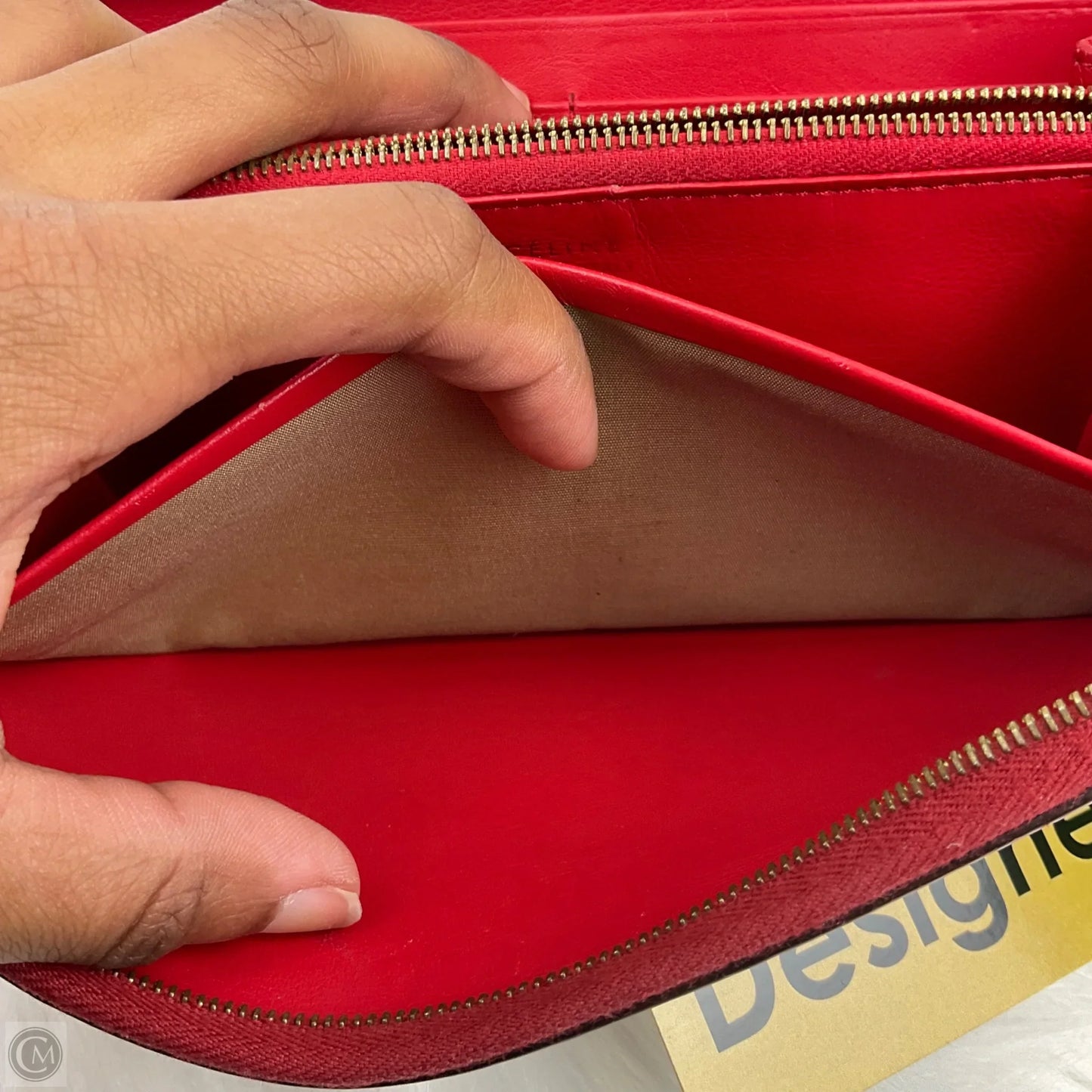 Wallet Luxury Designer By Celine, Size: Small