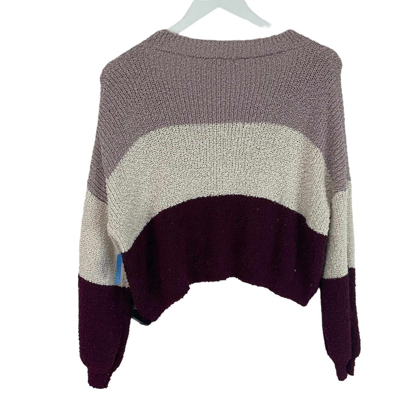 Sweater By Debut In Purple, Size: L