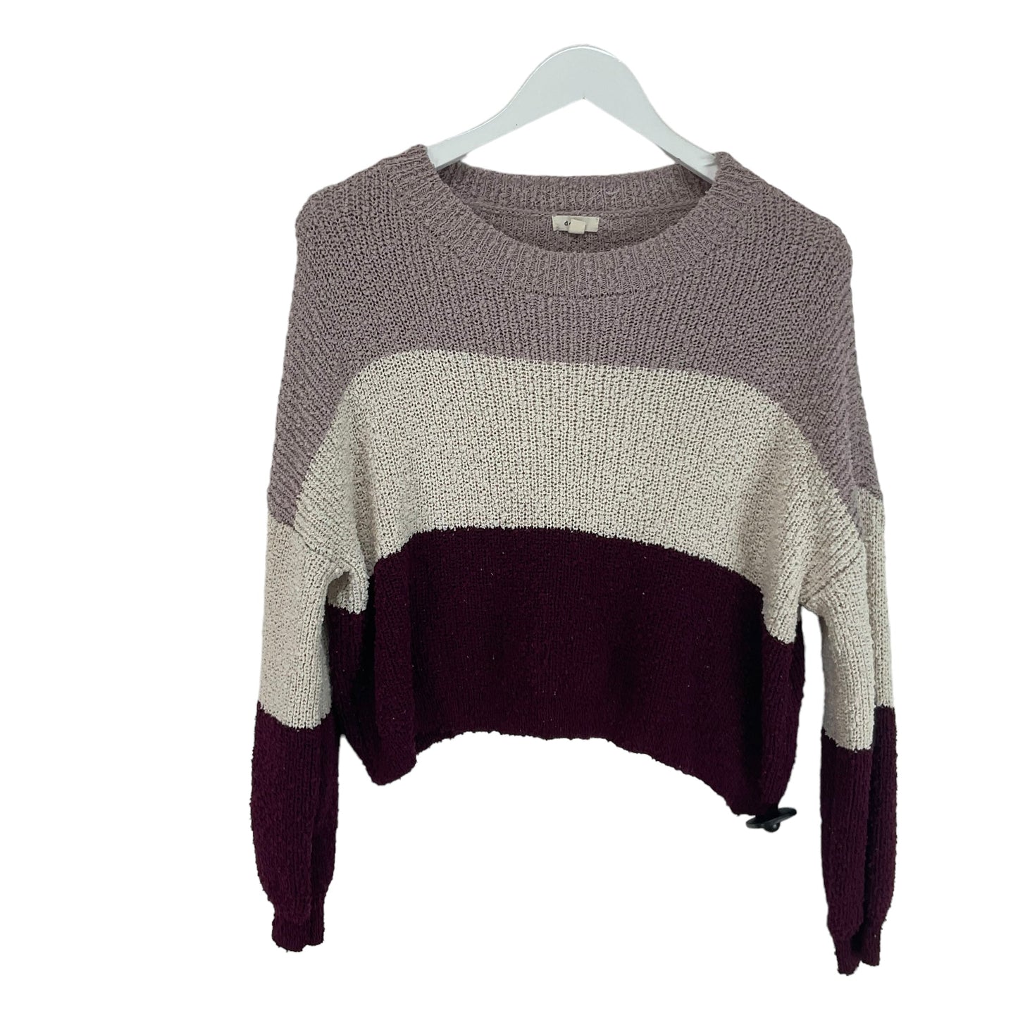 Sweater By Debut In Purple, Size: L