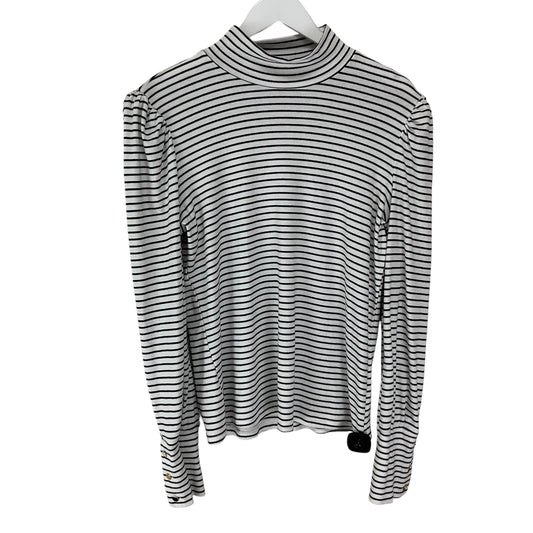 Top Long Sleeve By Draper James In Striped Pattern, Size: L